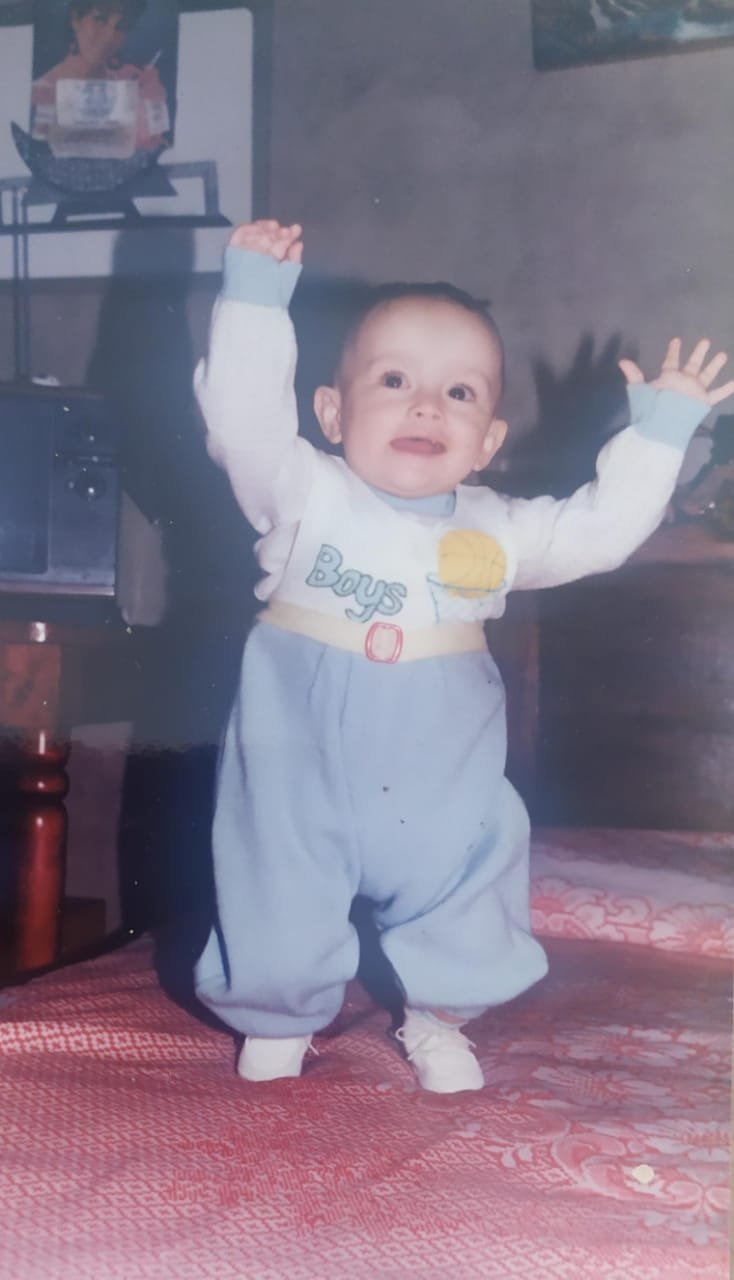 Mauricio Martínez en su infancia